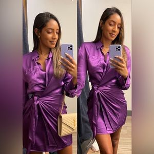 Purple dress fit XS and S